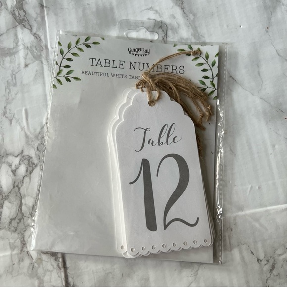 ginger ray table numbers Feb sale - Picture 2 of 3